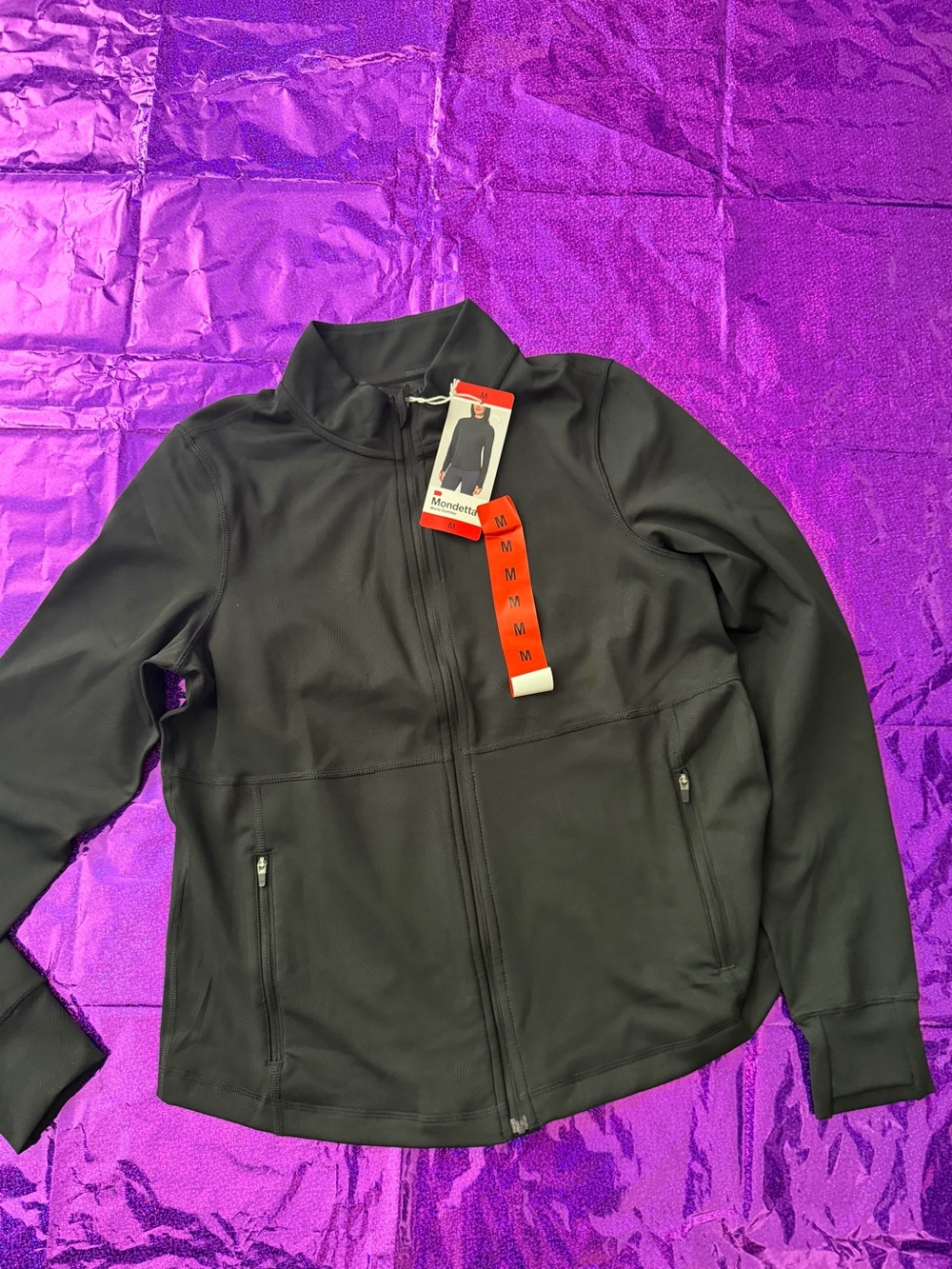 Mondetta Black Full-Zip Utility Jacket